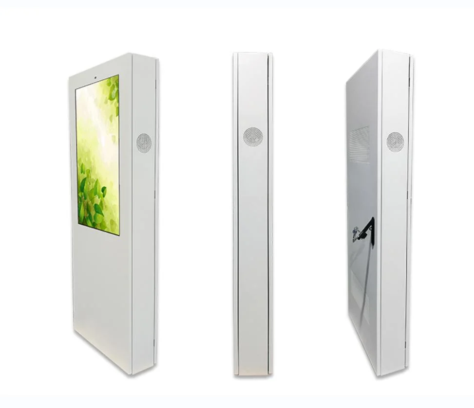 Outdoor Capacitive Wall Mounted Waterproof IP65 HD Hanging 3000 Nits Signage Android LCD Digital Signage