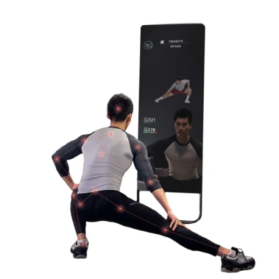 Specchio magico per esercizi, specchio per allenamento, display LCD Smart Fitness