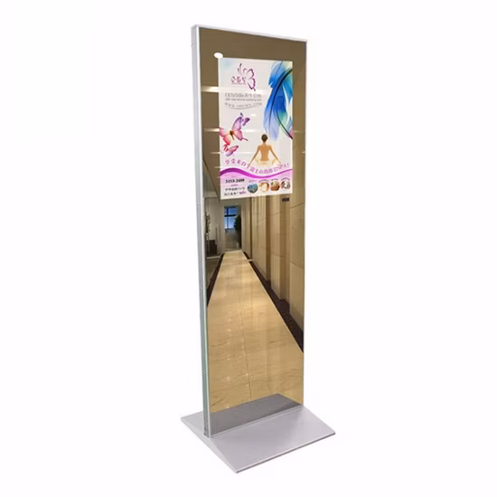 Display pubblicitario LCD per segnaletica digitale HD da 42 ~ 98 pollici con specchio magico Lettore pubblicitario interattivo Lettore multimediale di rete Lettore video HD